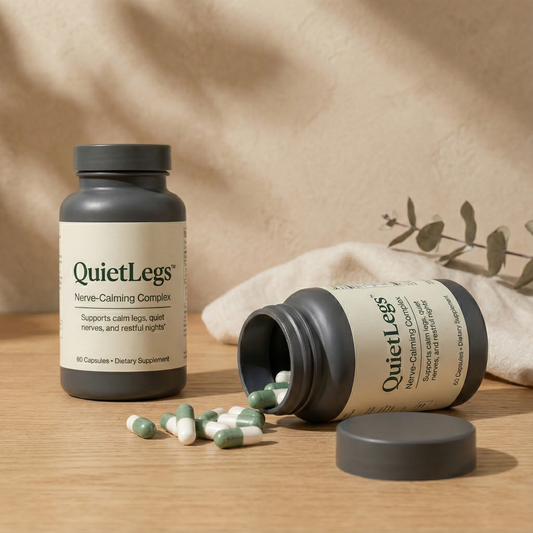 QuietLegs™ – Natural Relief for Restless, Twitchy Legs & Nighttime Nerve Discomfort